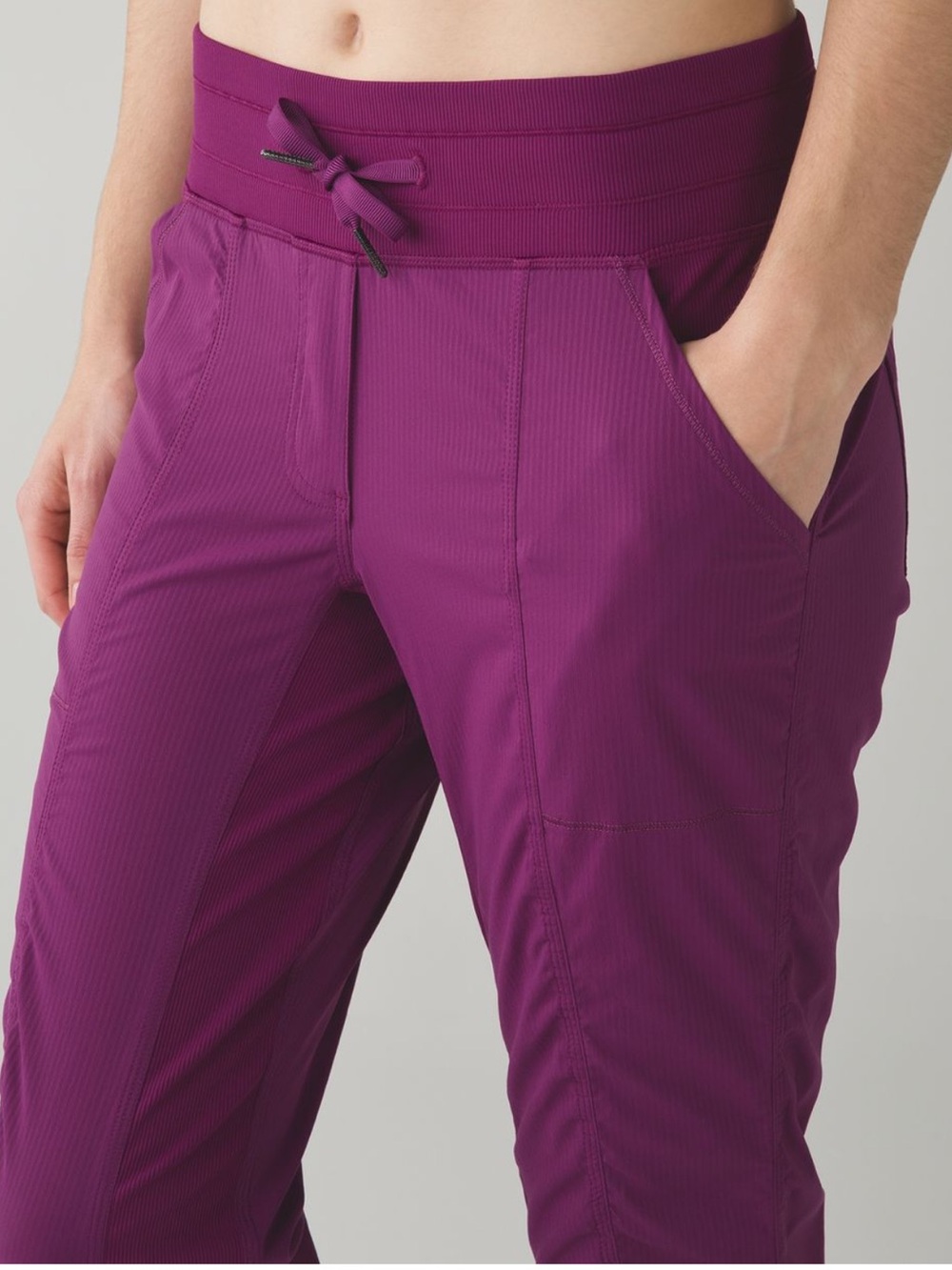 lululemon athletica Raspberry dance studio pant